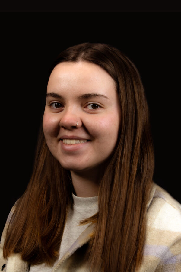 A portrait photo of NBCCD student Bella Doherty, the vice-president of the NBCCD Student Association
