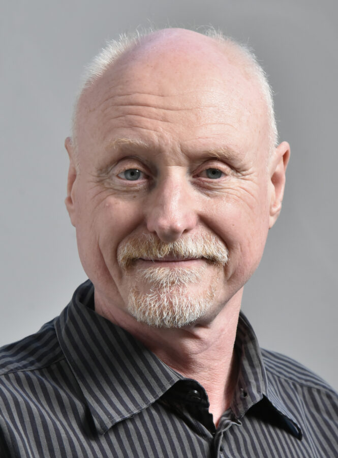 Metal artist and foldforming inventor Charles Lewton-Brain.