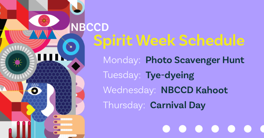 NBCCD Spirit Week is happening April 11-14, 2022.